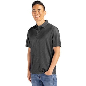 Cutter & Buck Pike Recycled Pebble Print Mens Polo