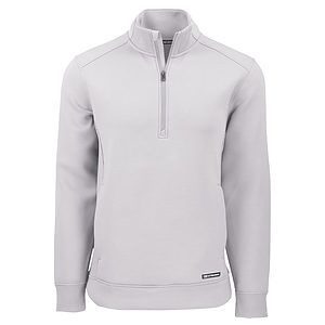 Cutter & Buck Roam Recycled Buttery-Soft Knit Mens Quarter Zip Jacket