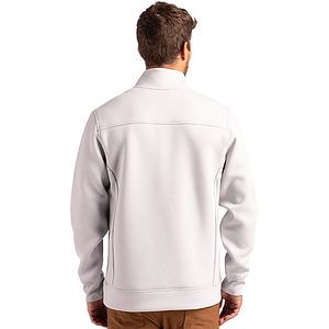 Cutter & Buck Roam Recycled Buttery-Soft Knit Mens Quarter Zip Jacket