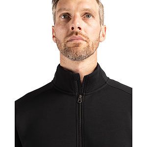 Cutter & Buck Roam Recycled Buttery-Soft Knit Mens Quarter Zip Jacket
