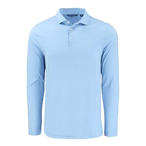 Cutter & Buck Coastline Recycled Double Peached Mens Long Sleeve Polo