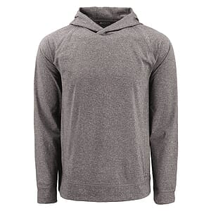 Cutter & Buck Adapt Recycled Soft Knit Stretch Mens Heathered Hooded Pullover