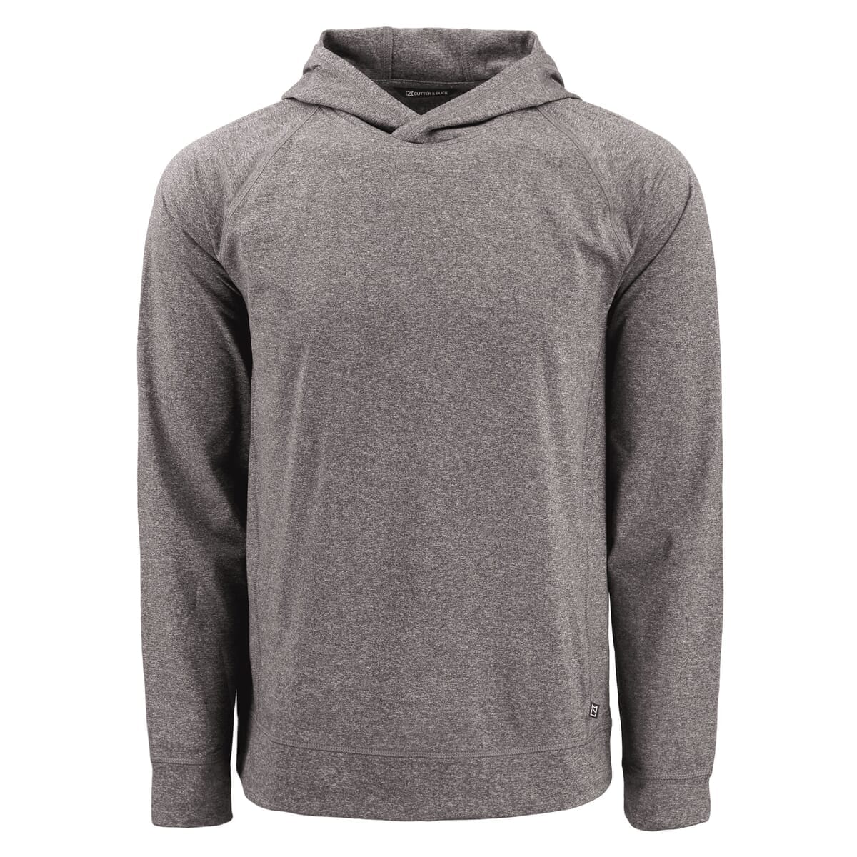 Cutter & Buck Adapt Recycled Soft Knit Stretch Mens Heathered Hooded Pullover