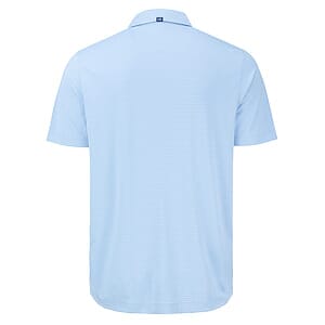 Cutter & Buck Forge Recycled Fine Line Stripe Four-Way Stretch Mens Polo