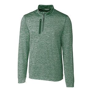 Cutter & Buck Stealth Heathered Mens Quarter Zip