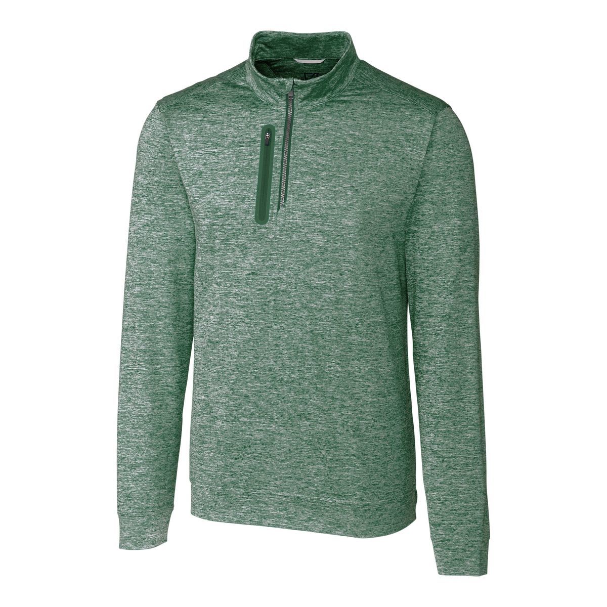 Cutter & Buck Stealth Heathered Mens Quarter Zip
