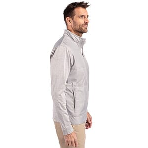 Cutter & Buck Stealth Recycled Hybrid Quilted Mens Big & Tall Windbreaker Jacket Big & Tall
