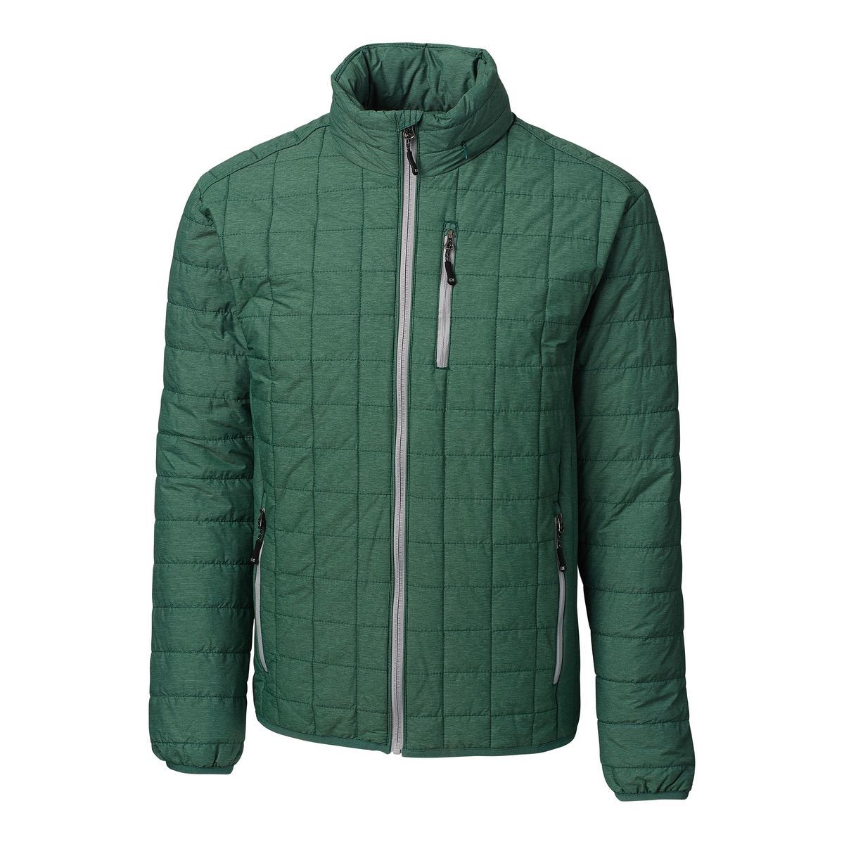 Cutter & Buck Rainier Recycled Insulated Puffer Mens Full Zip Jacket