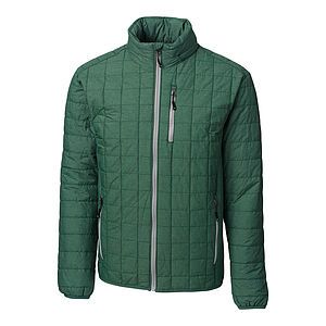 Cutter & Buck Rainier Recycled Insulated Puffer Mens Full Zip Jacket