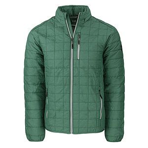 Cutter & Buck Rainier Recycled Insulated Puffer Mens Full Zip Jacket