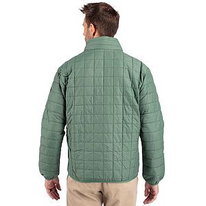 Cutter & Buck Rainier Recycled Insulated Puffer Mens Full Zip Jacket