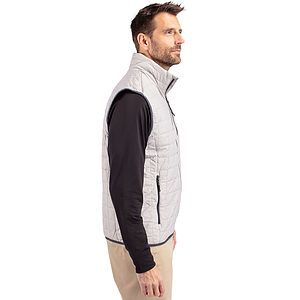 Cutter & Buck Rainier Recycled Insulated Puffer Mens Full Zip Vest