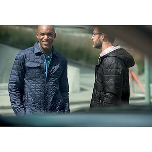 Cutter & Buck Rainier Recycled Insulated Puffer Mens Full Zip Shirt Jacket