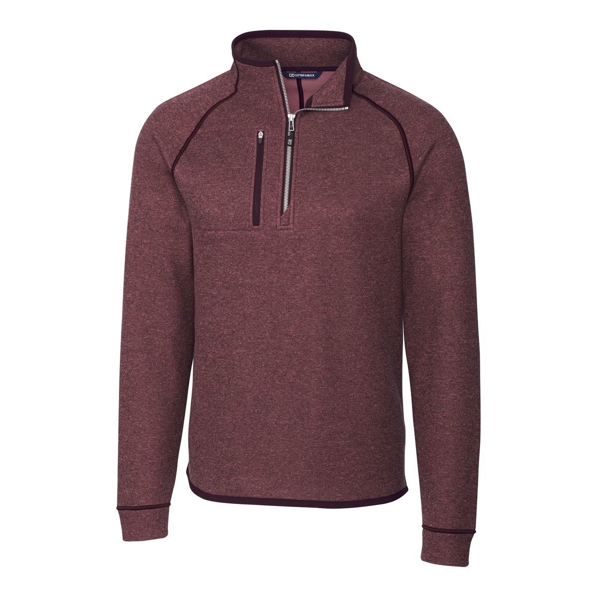 Cutter & Buck Mainsail Sweater-Knit Mens Half Zip Jacket