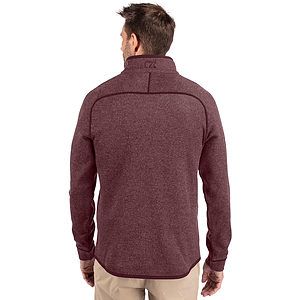 Cutter & Buck Mainsail Sweater-Knit Mens Half Zip Jacket