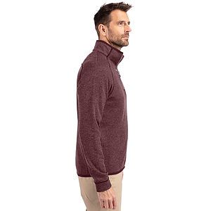 Cutter & Buck Mainsail Sweater-Knit Mens Half Zip Jacket