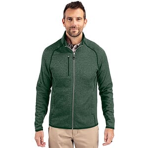 Cutter & Buck Mainsail Sweater-Knit Mens Full Zip Jacket