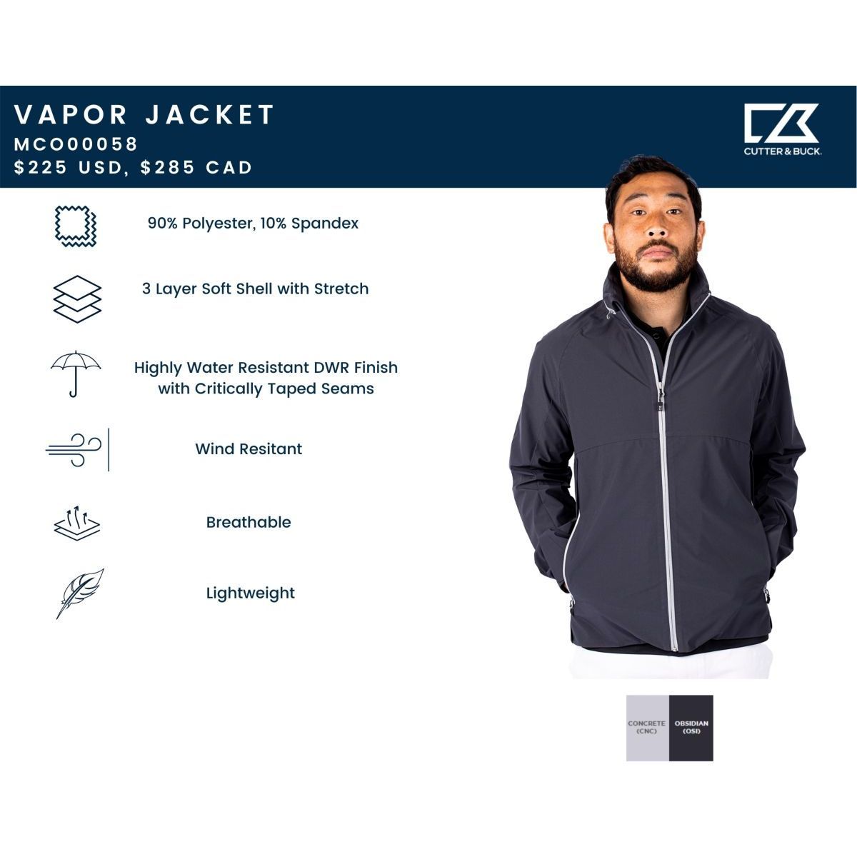 Men's Cutter & Buck Gray Arizona Diamondbacks Evoke Eco Softshell Recycled Full-Zip Jacket