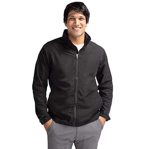 Cutter & Buck Charter Recycled Packable Mens Full Zip Jacket