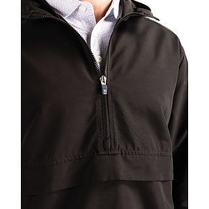 Cutter & Buck Charter Recycled Packable Mens Half Zip Anorak Jacket