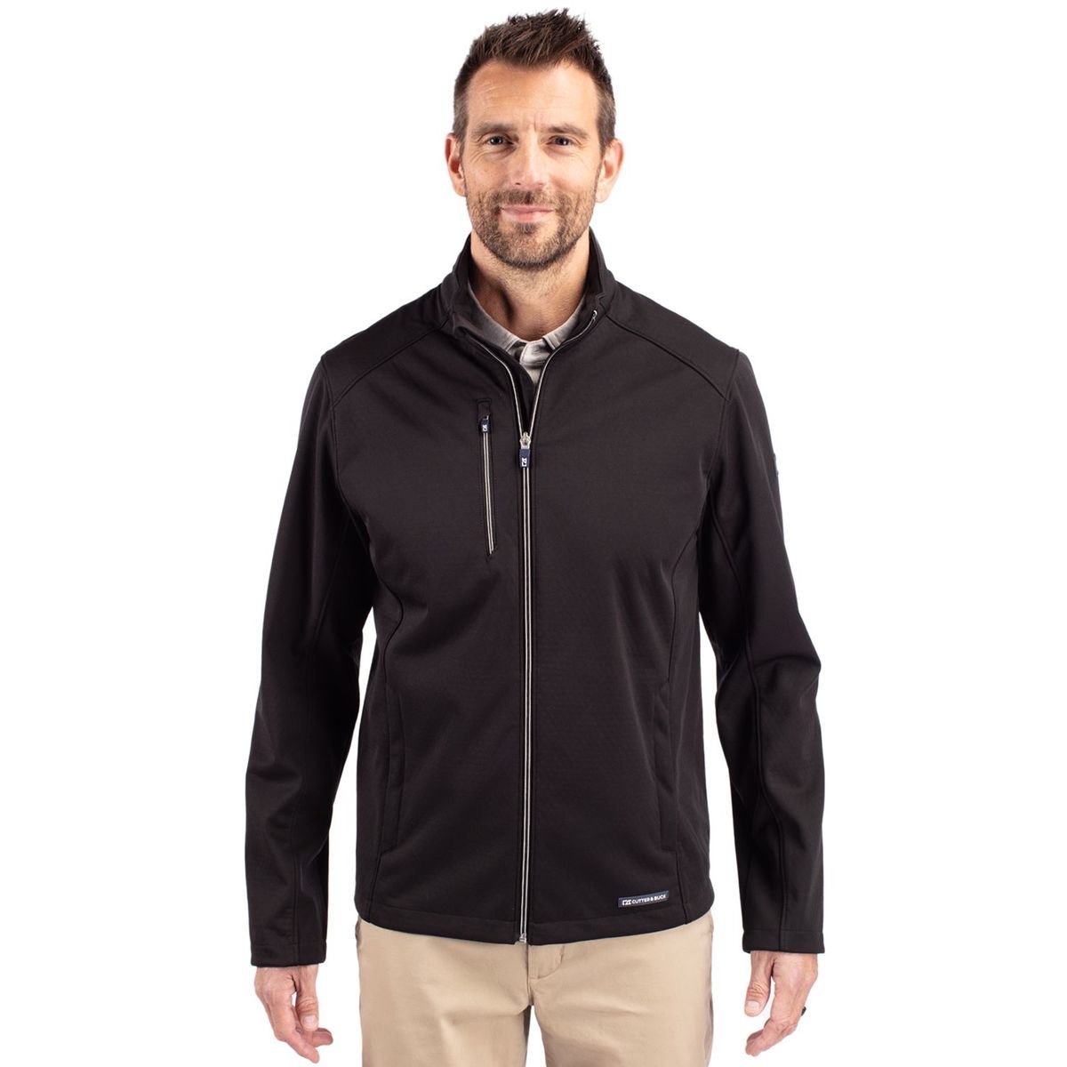 Cutter & Buck Evoke Recycled HoneycombFleece Mens Full Zip Jacket