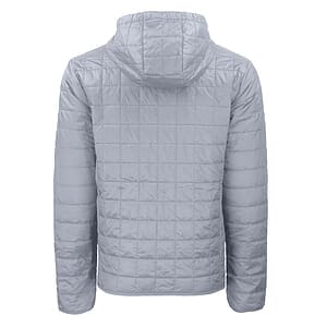 Cutter & Buck Rainier Recycled Insulated Puffer Mens Full Zip Hooded Jacket Jacket