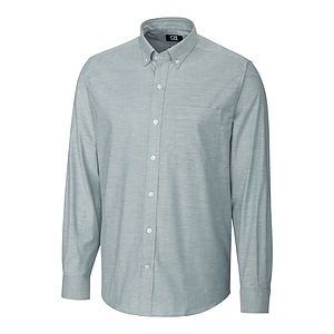 Cutter & Buck Stretch Oxford Mens Long Sleeve Dress Shirt