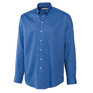 Cutter  Buck Epic Easy Care Nailshead Mens Big and Tall Long Sleeve Dress Shirt Big  Tall