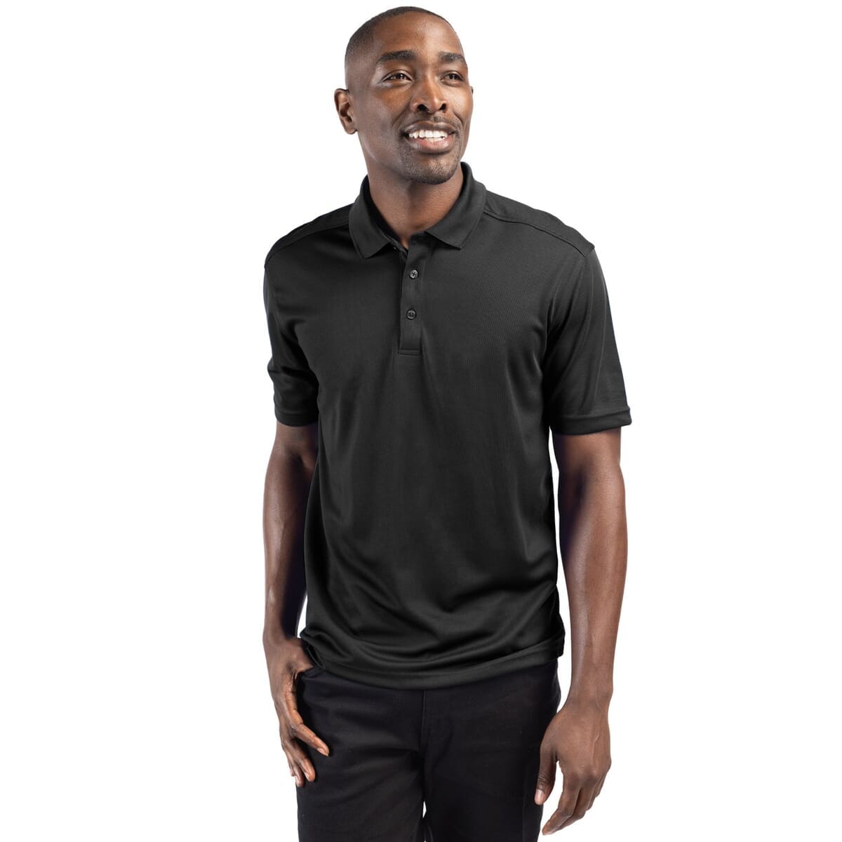 Clique Spin Solution-dyed Performance Pique Mens Polo