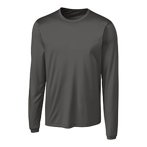 Clique Spin Solution-dyed Performance Jersey Mens Long Sleeve Tee