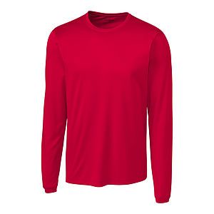 Clique Spin Solution-dyed Performance Jersey Mens Long Sleeve Tee