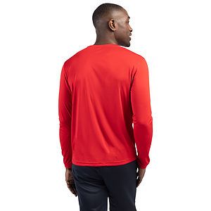 Clique Spin Solution-dyed Performance Jersey Mens Long Sleeve Tee