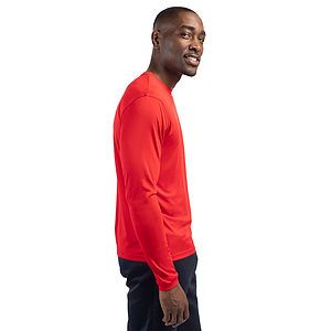 Clique Spin Solution-dyed Performance Jersey Mens Long Sleeve Tee