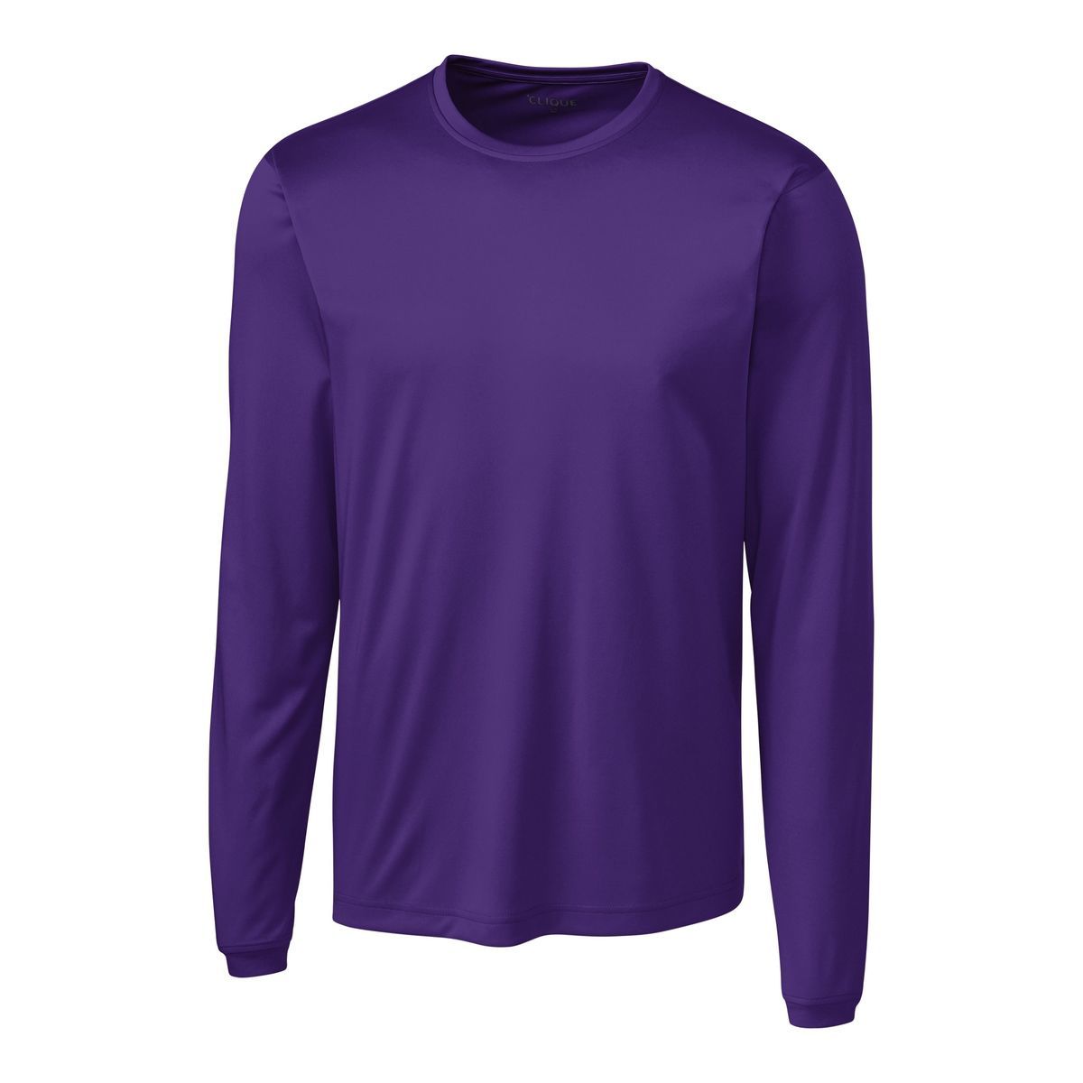 Clique Spin Solution-dyed Performance Jersey Mens Long Sleeve Tee