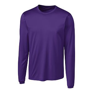 Clique Spin Solution-dyed Performance Jersey Mens Long Sleeve Tee