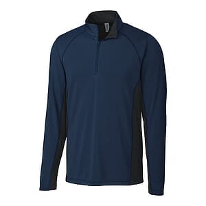 Clique Ice Pique Colorblock Tech Mens Half Zip