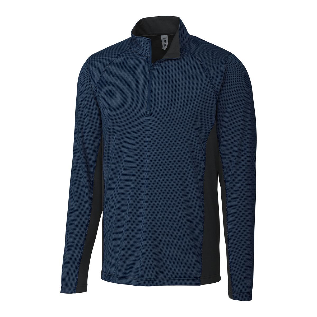 Clique Ice Pique Colorblock Tech Mens Half Zip