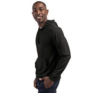 Clique Lift Solution-dyed Performance Unisex Hooded Pullover Sweatshirt
