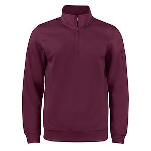 Clique Lift Solution-dyed Performance Unisex Half Zip Sweatshirt