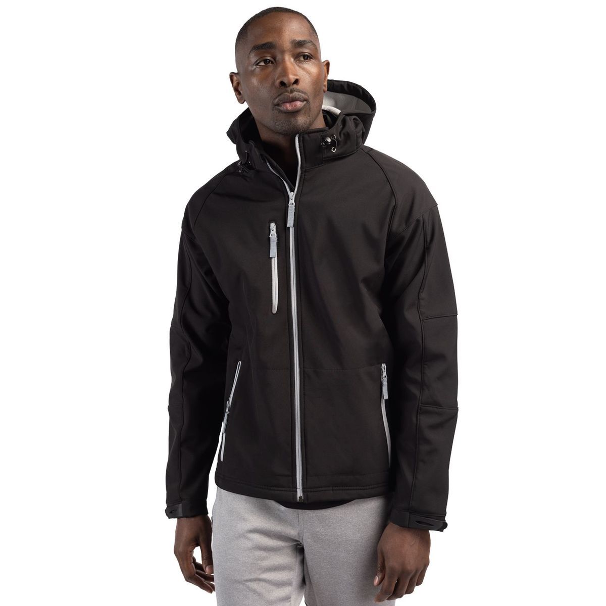Clique Serac Stretch Softshell Mens Full Zip Jacket