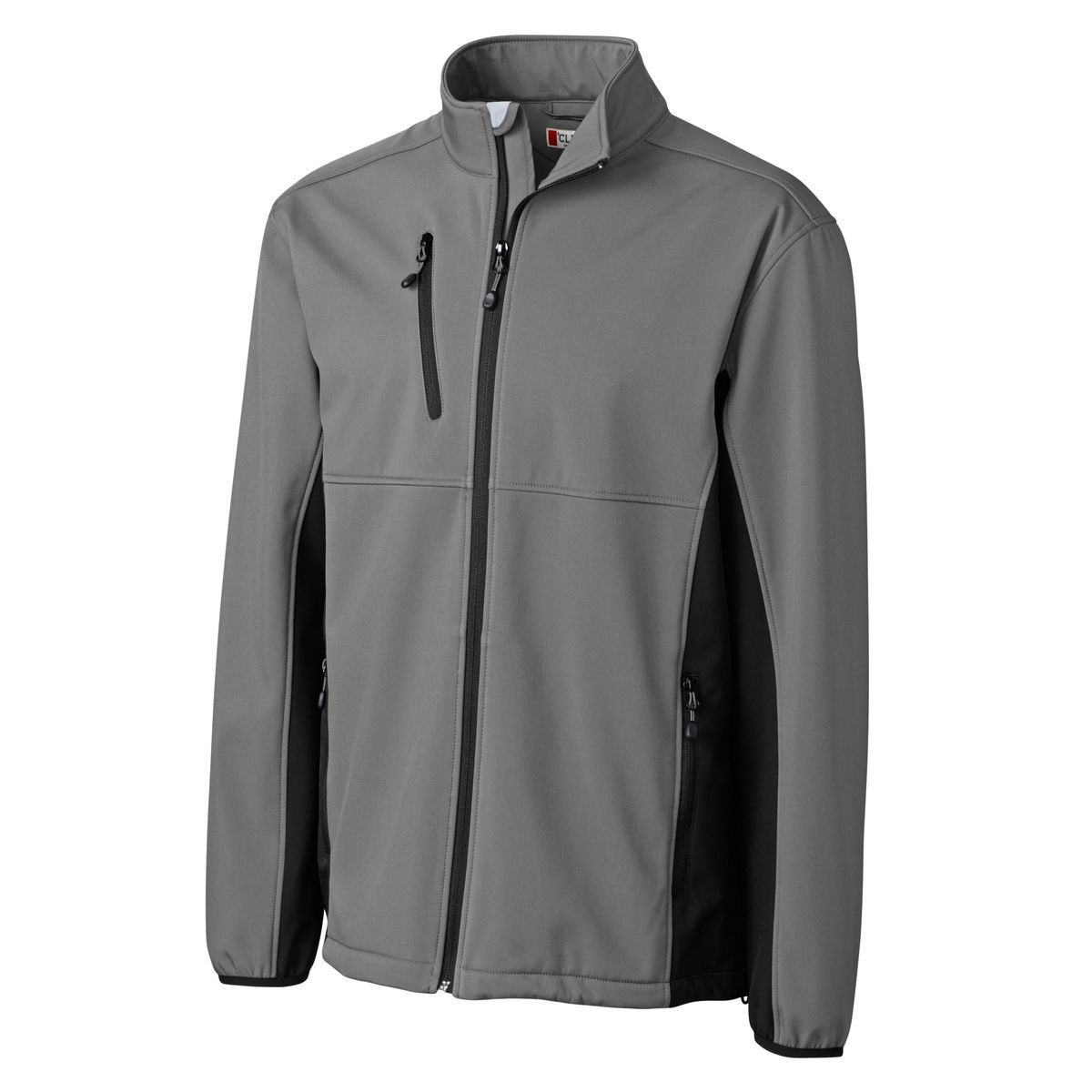 Clique Narvik Recycled Colorblock Stretch Softshell Mens Full Zip Jacket