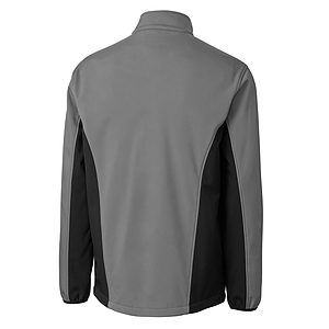 Clique Narvik Recycled Colorblock Stretch Softshell Mens Full Zip Jacket