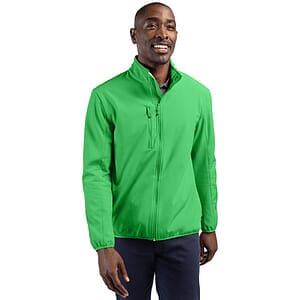 Clique Trail Recycled Stretch Softshell Mens Full Zip Jacket