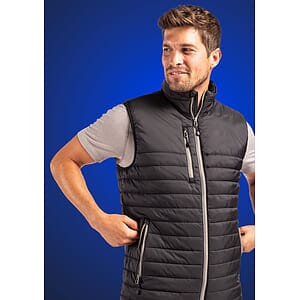 Clique Valhalla Recycled Insulated Puffer Mens Full Zip Vest