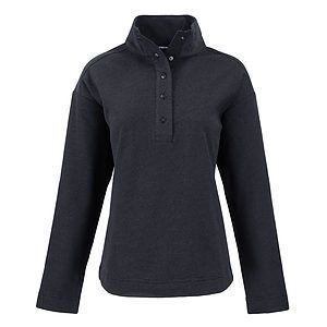 Cutter & Buck Hunts Point Recycled Fleece Womens Hybrid Snap Placket Pullover