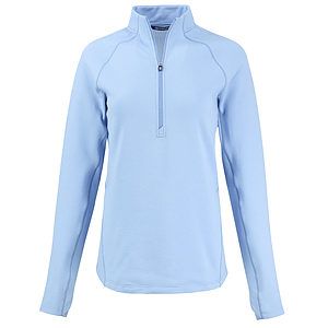 Cutter & Buck Peshastin Recycled GridFleece Womens Half Zip Pullover