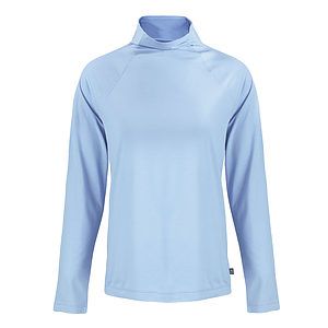 Cutter & Buck Coastline Recycled Double Peached Womens Funnel Neck Pullover