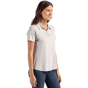 Cutter & Buck Coastline Recycled Double Peached Womens Polo