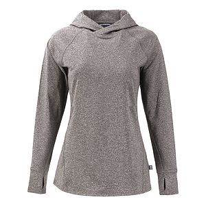 Cutter & Buck Adapt Recycled Soft Knit Stretch Womens Hooded Pullover