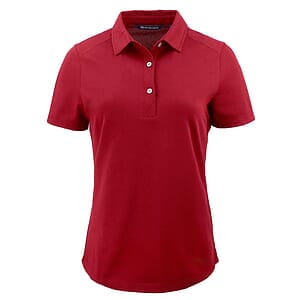 Cutter & Buck Advantage Refresh Recycled Cotton-Blend Pique Womens Polo